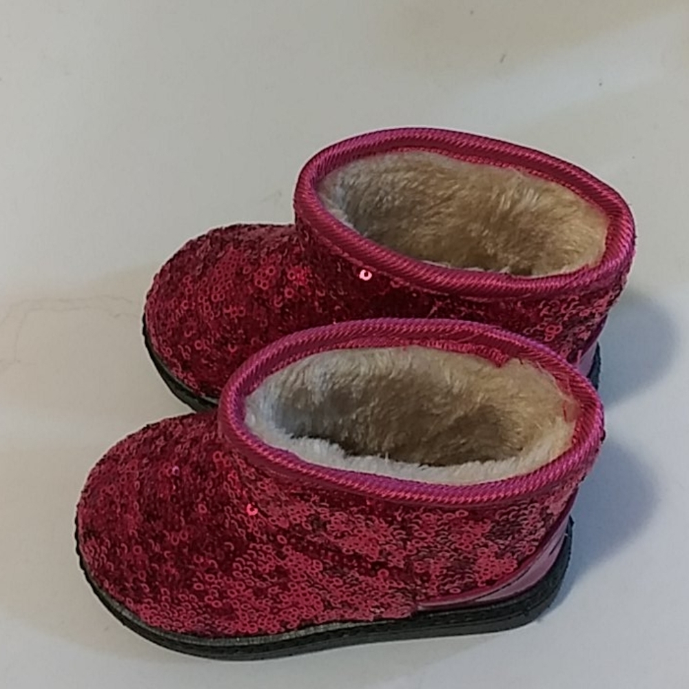 Girls Winter Sequined Boots Size 5.5 - Picture 2 of 9